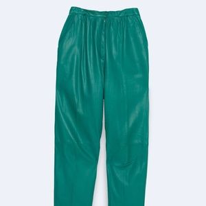 Nasty Gal Vintage Leather Trousers